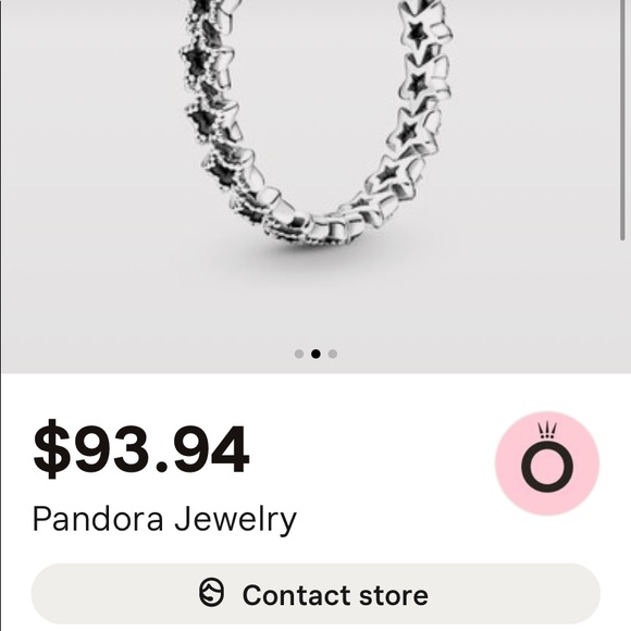 -Pandora Ring!!! Shooting stars NWT - Picture 4 of 5